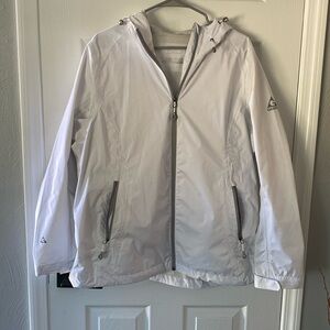 White Gerry rain coat